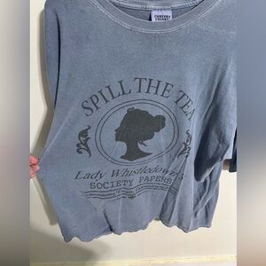 Comfort colors, graphic tea, Bridgerton